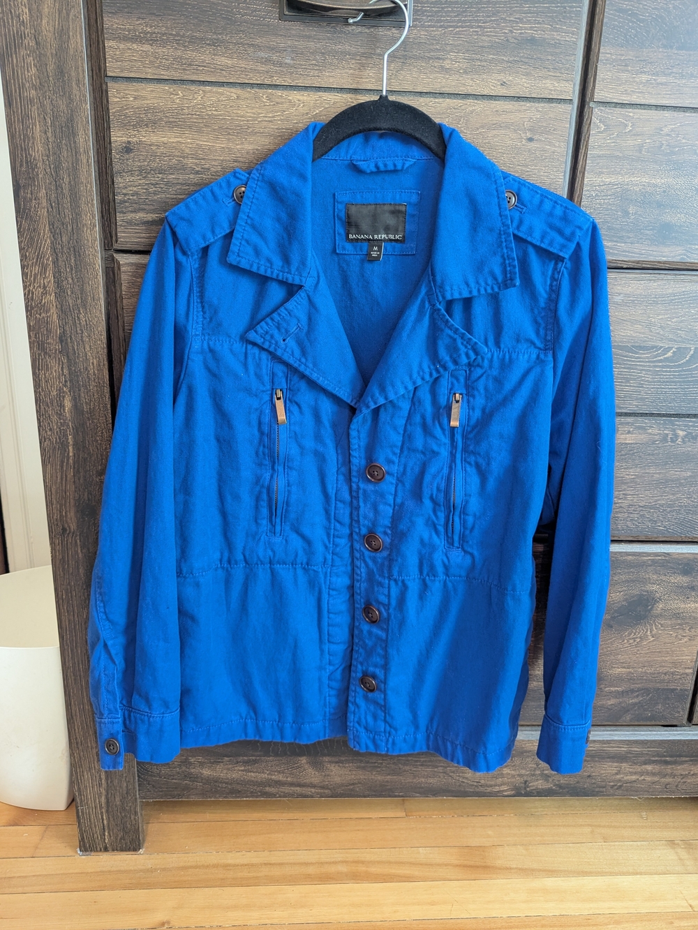 Banana Republic Cobalt Blue Lightweight Utility Jacket